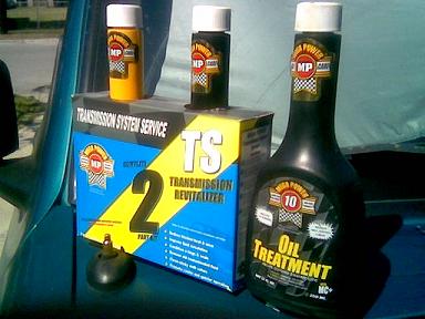 Transmission Treatment from Mega Power ends transmission problems using 3 items in 2 easy to do steps.